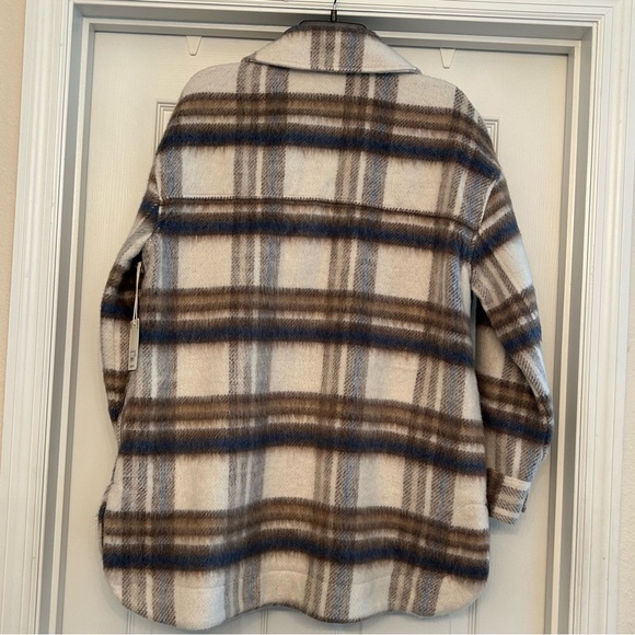 a.n.a Plaid Midweight Women’s Shirt Jacket Size M 🆕 - Picture 7 of 8